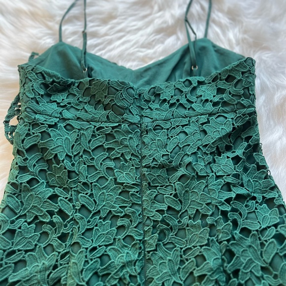 Club Monaco Bilannah Lace Dress in Green Size 4 - Picture 6 of 6